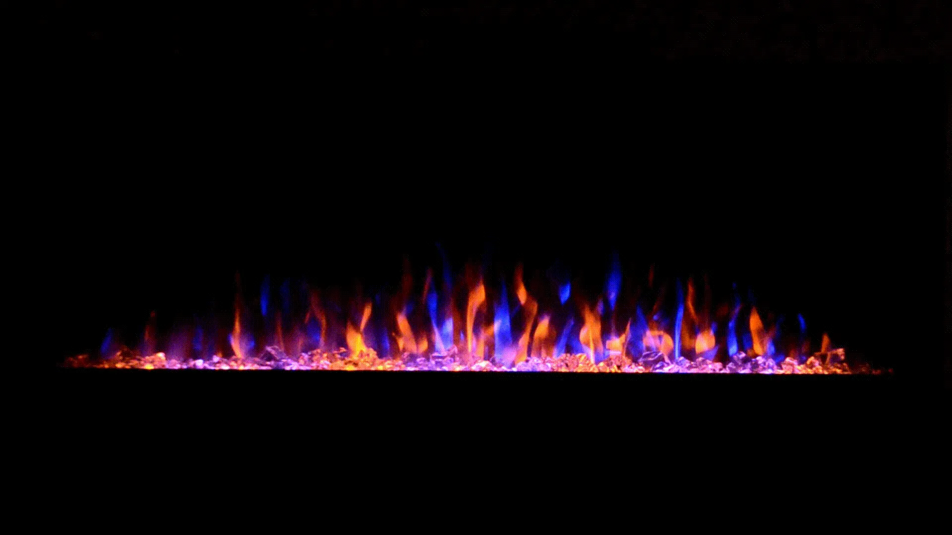 The Sideline 40 Inch Refurbished Recessed Electric Fireplace 80027