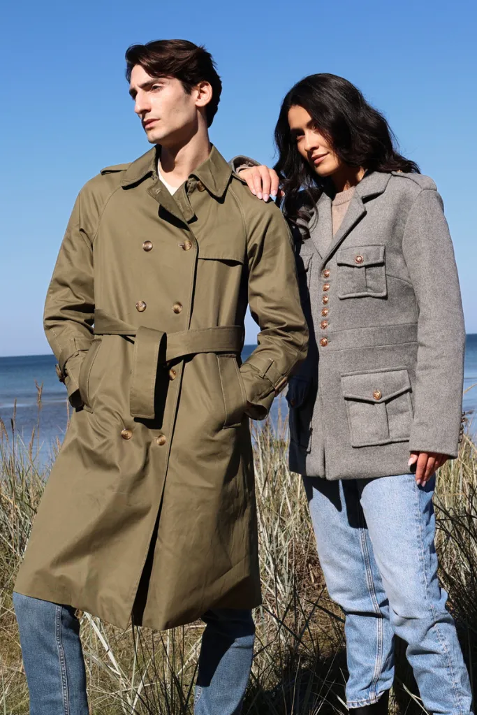 Trench coat vert kaki M67
