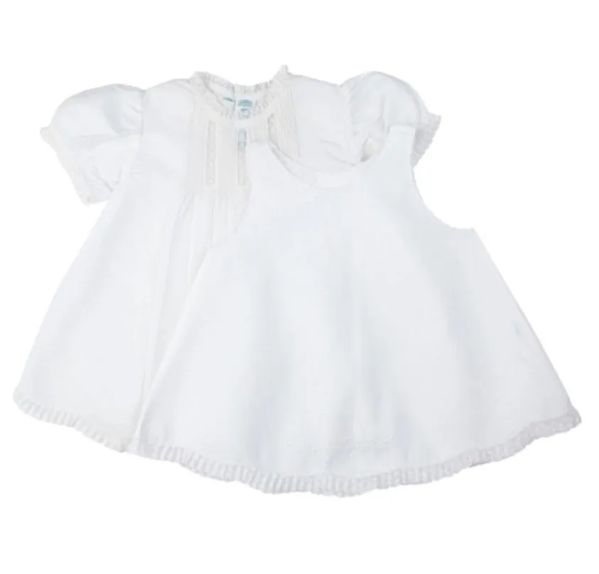 White Detailed Lace Slip Dress - Select Size
