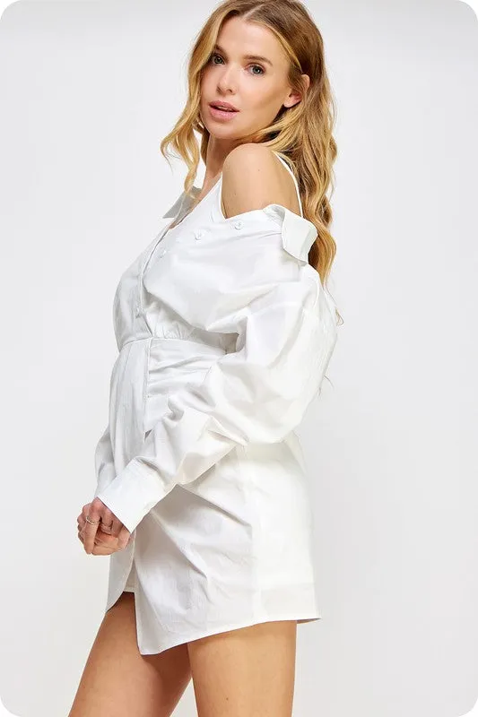 Wrap Shirt Dress